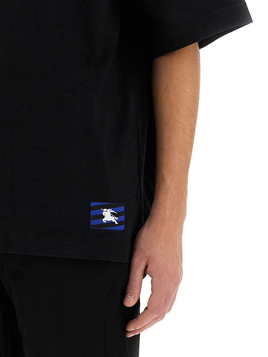 Burberry - Burberry T Shirt With Ekd Patch - Men’s Tops