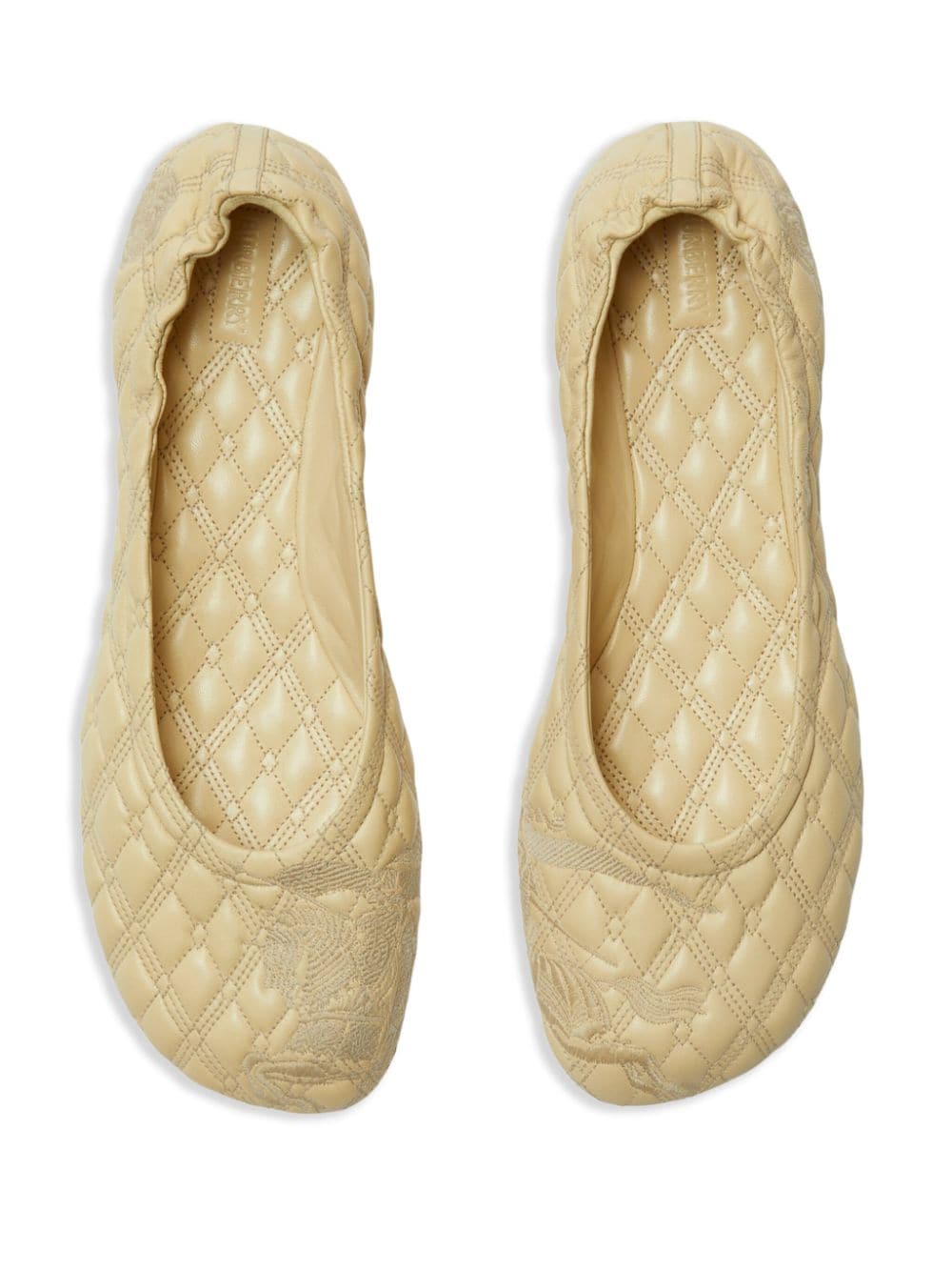 Burberry - Burberry Sadler leather ballerinas - Flat Shoes