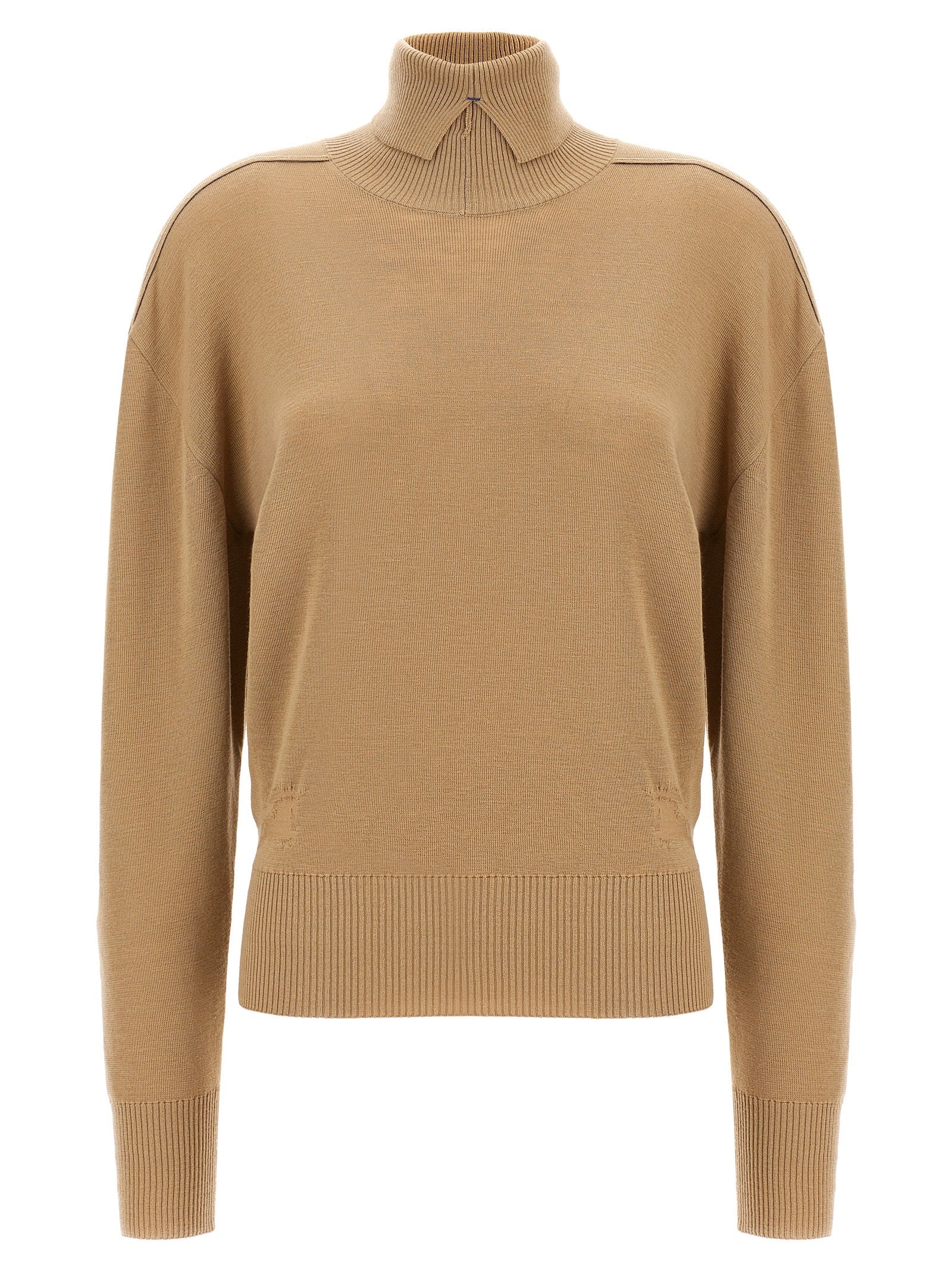 BURBERRY - BURBERRY - Turtle-neck sweater - Women’s Knitwear