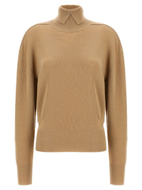 BURBERRY - BURBERRY - Turtle-neck sweater - Women’s Knitwear