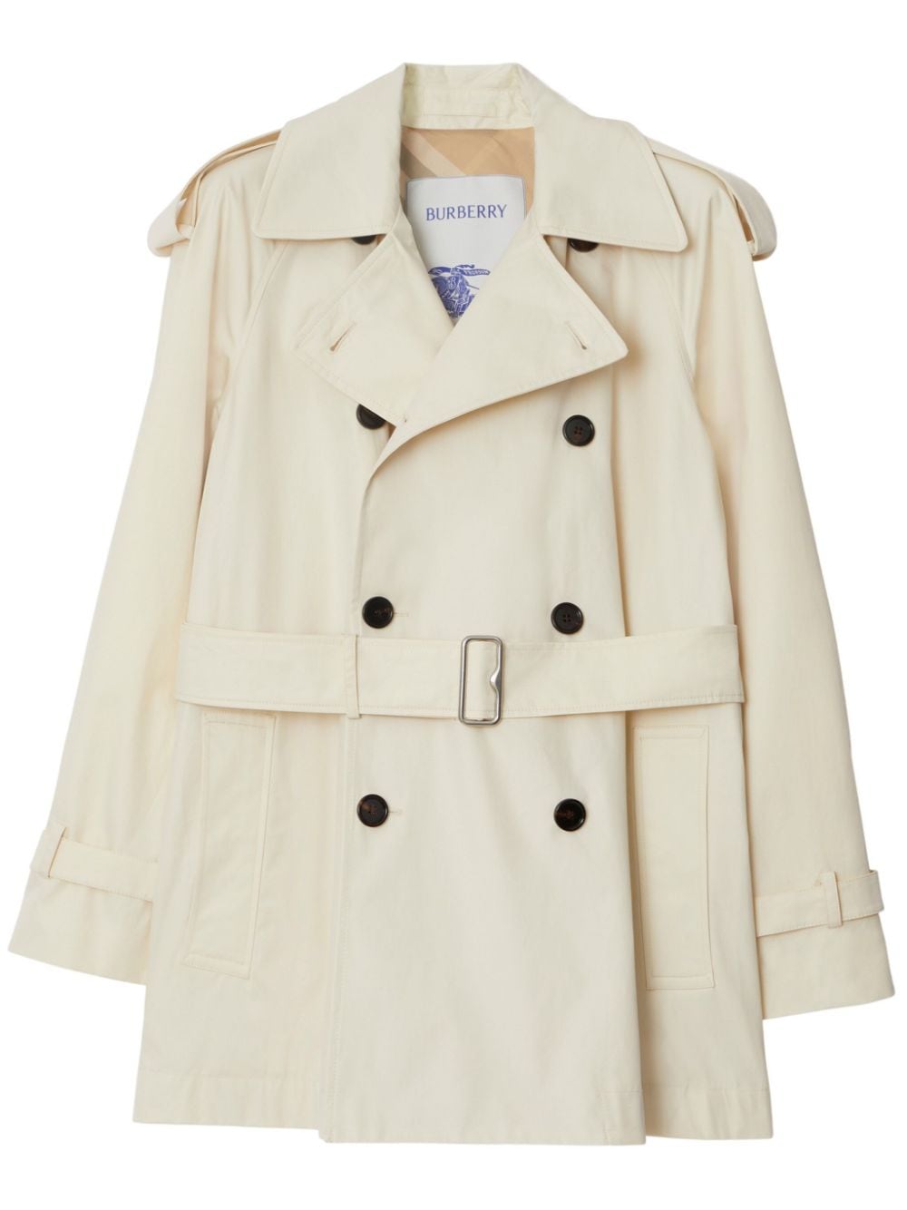 Burberry - Burberry Short Belted Trench Coat - Jackets