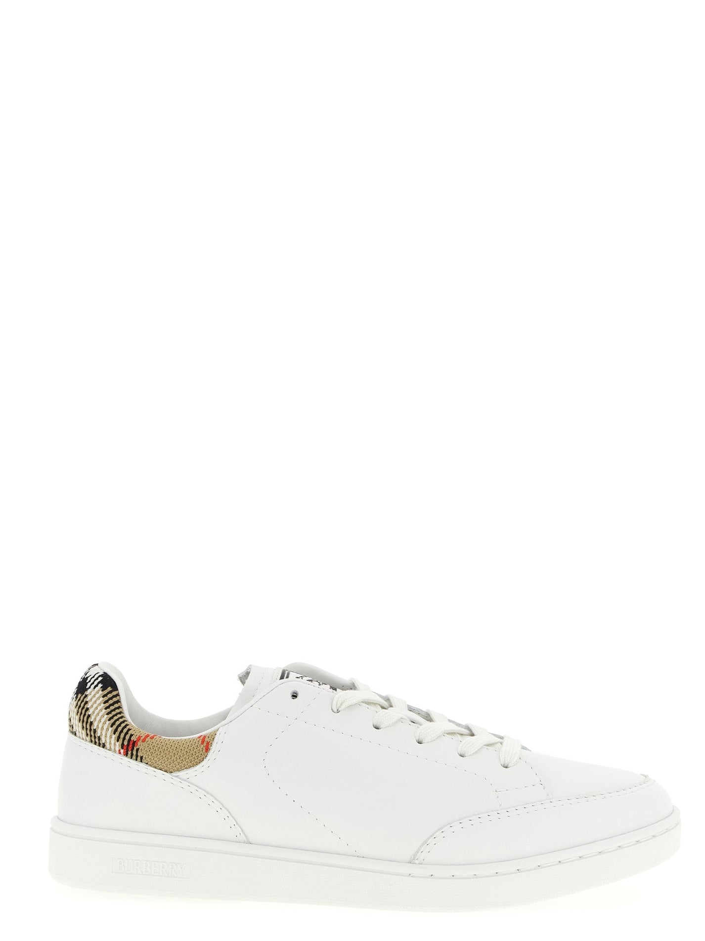 BURBERRY - BURBERRY - Leather sneakers - Women’s Shoes