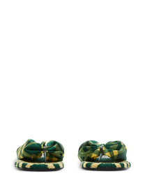 Burberry - Burberry check pool flat slides - Sandals