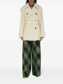 Burberry - Burberry Short Belted Trench Coat - Jackets