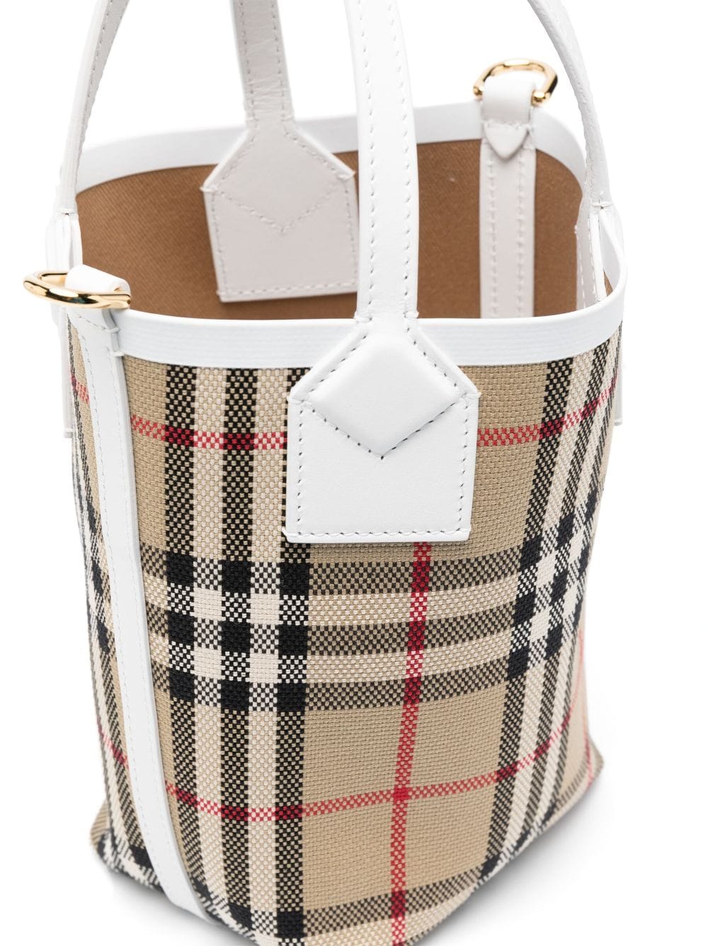 Burberry - Burberry check motif mini bucket bag - Shoulder