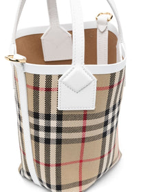 Burberry - Burberry check motif mini bucket bag - Shoulder
