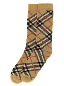 BURBERRY - BURBERRY - Check socks - Women’s Accessories