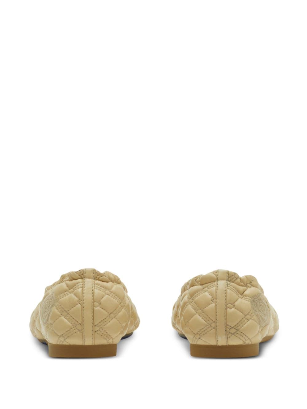 Burberry - Burberry Sadler leather ballerinas - Flat Shoes