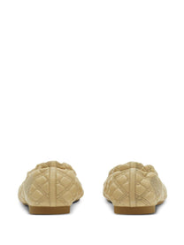 Burberry - Burberry Sadler leather ballerinas - Flat Shoes