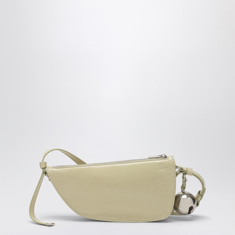 Burberry - Burberry Small Shield light green leather bag - General