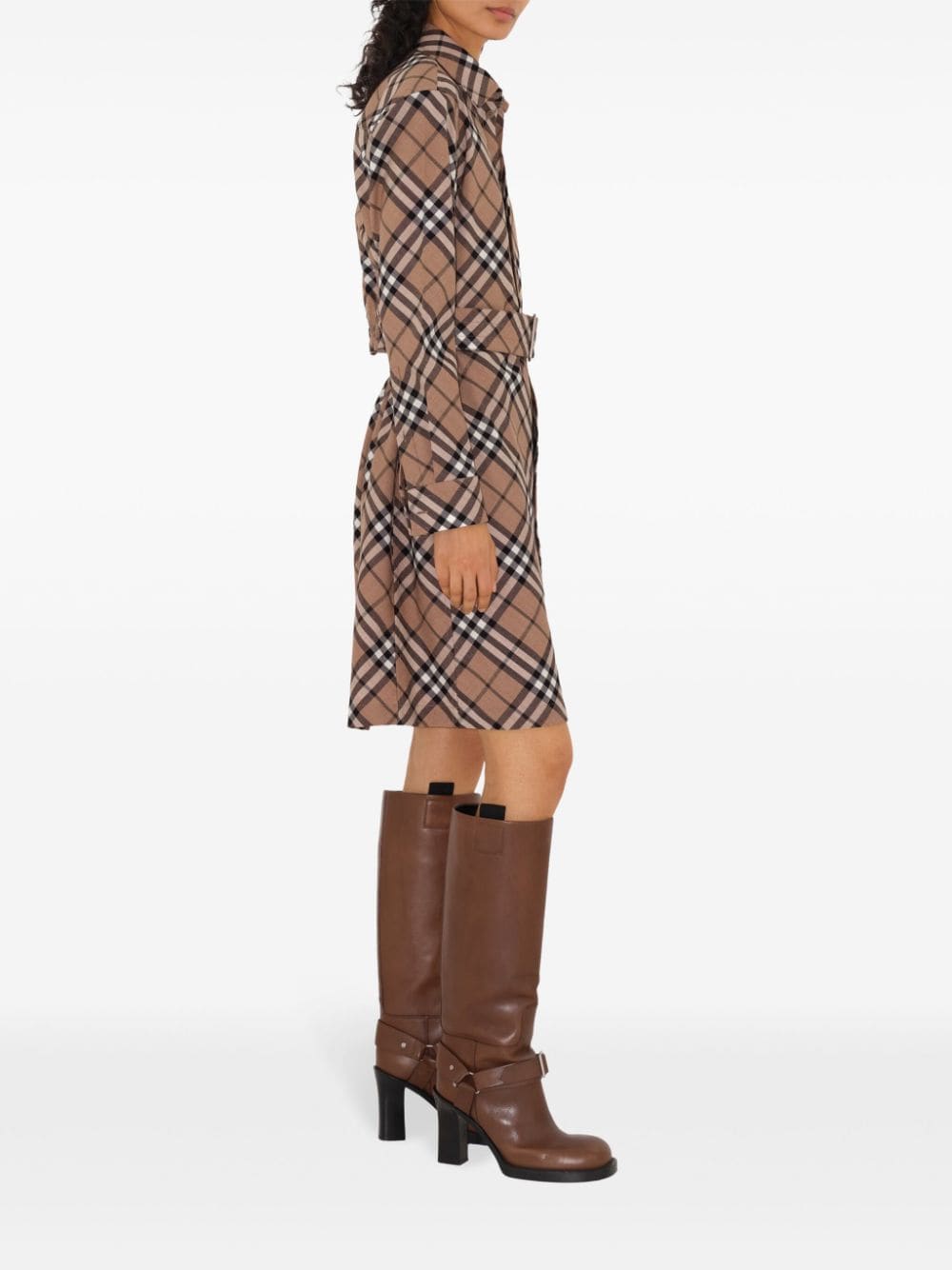 Burberry Burberry Checked shirt dress Women’s Clothing