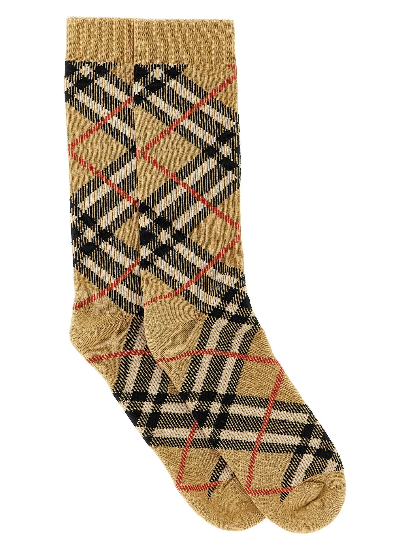 BURBERRY - BURBERRY - Check socks - Women’s Accessories