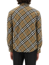 Burberry - Burberry Shirt With Check Pattern - Men’s Tops