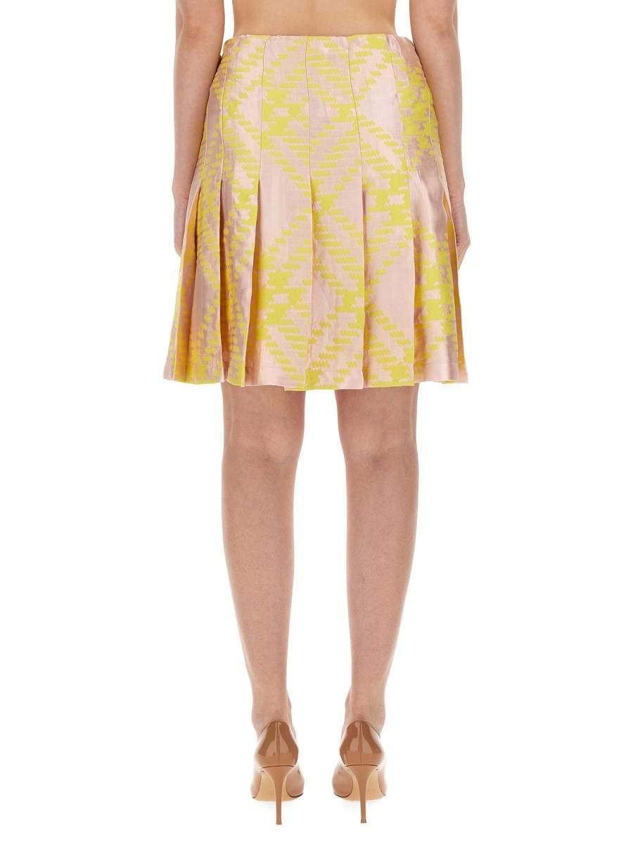Burberry - Burberry Check Pattern Skirt - Women’s Clothing