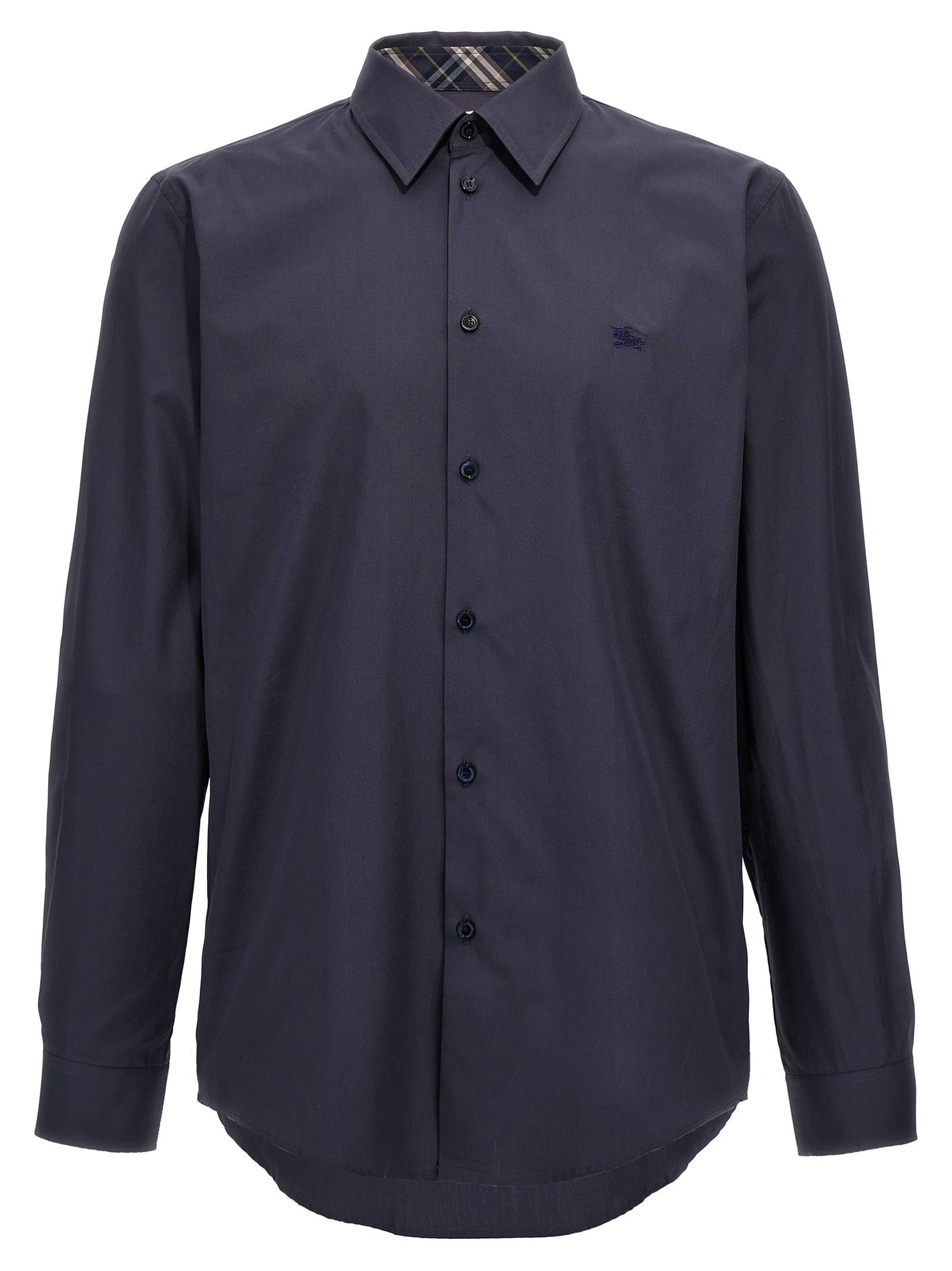 BURBERRY - BURBERRY - Logo embroidery shirt - Men’s Tops