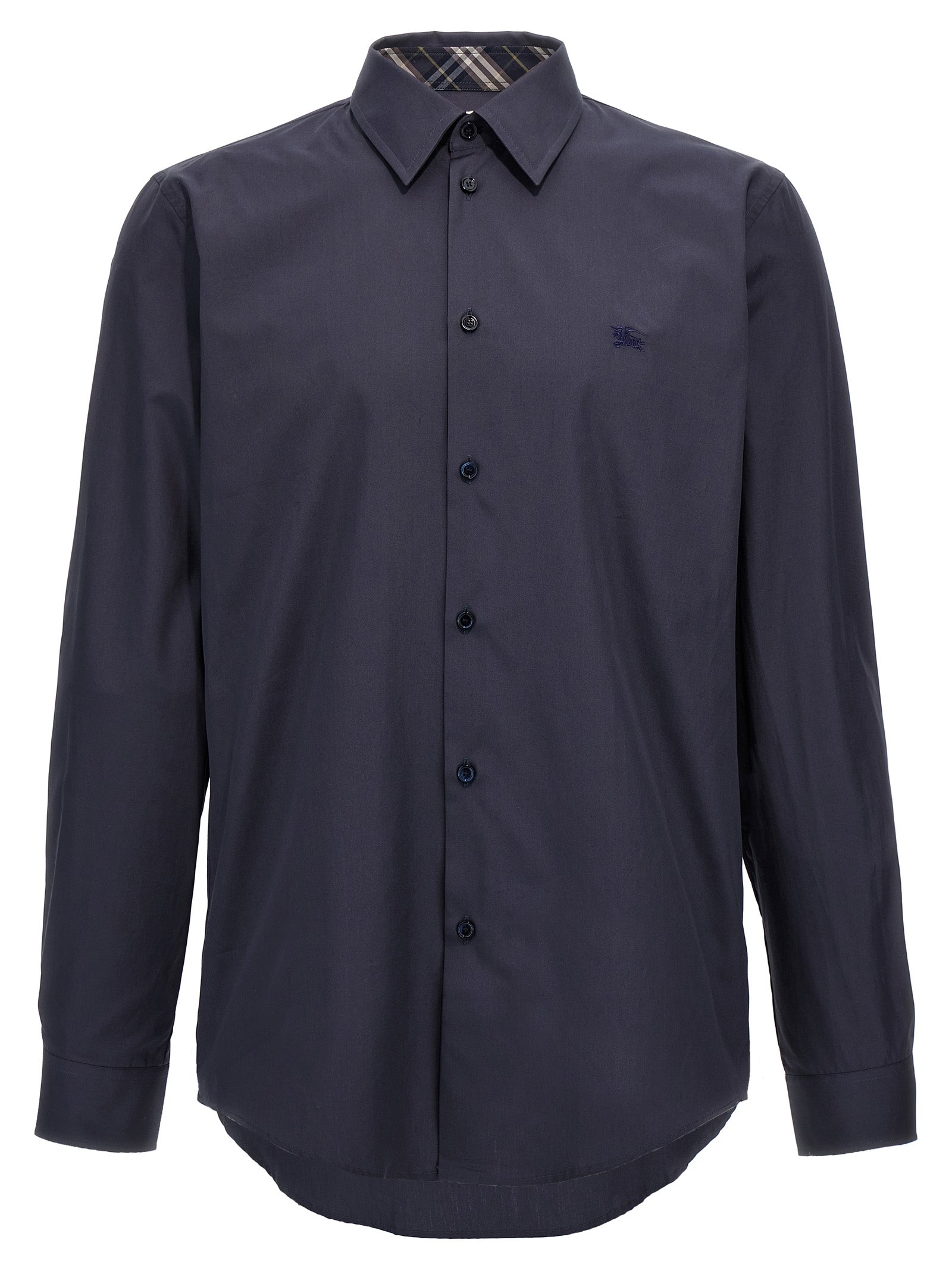 BURBERRY - BURBERRY - Logo embroidery shirt - Men’s Tops