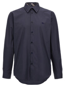 BURBERRY - BURBERRY - Logo embroidery shirt - Men’s Tops