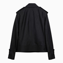 Burberry - Burberry White striped t-shirt with logo embroidery - Jackets