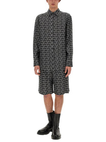 Burberry - Burberry All Over Print Bermuda Shorts - Men’s Clothing