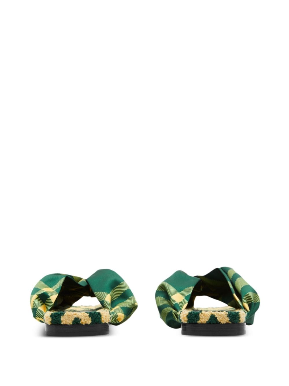 Burberry - Burberry check pool flat slides - Sandals