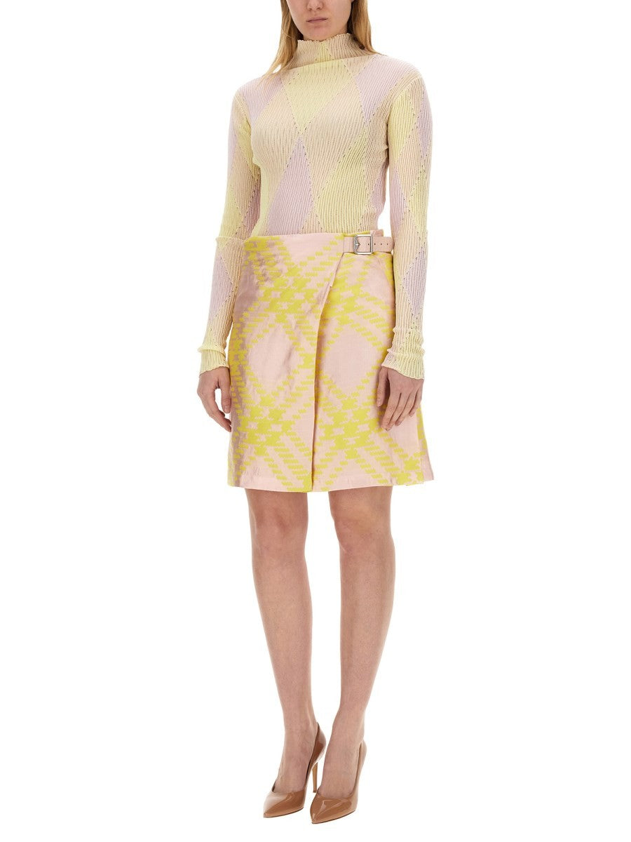 Burberry - Burberry Shirt With Check Pattern - Women’s Tops