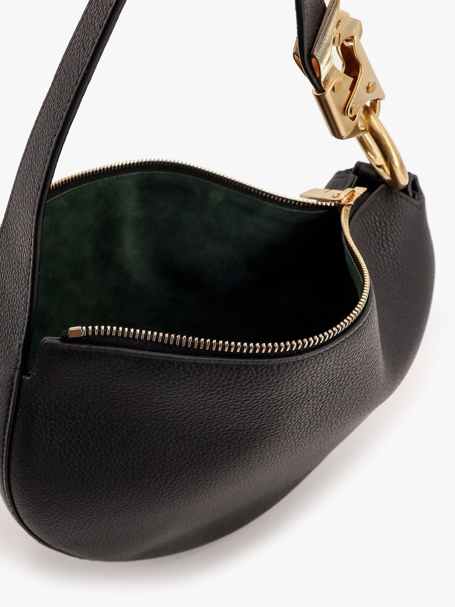 Burberry - Burberry Knight Arc Leather Shoulder Bag - Women’s Bags