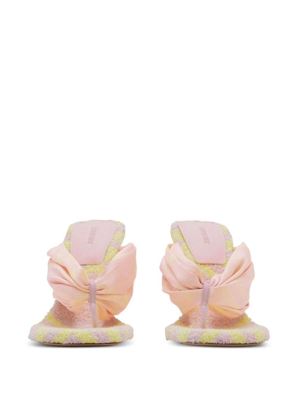 Burberry - Burberry Check Pool 105mm Open Toe Sandals - Sandals