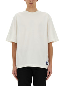 Burberry - Burberry T Shir With Ekd Patch - Men’s Tops