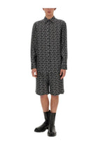 Burberry Men's All over Print Bermuda Shorts Black, view 2