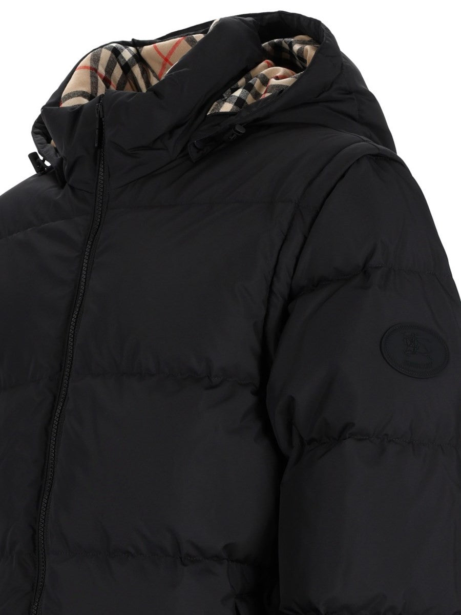 Burberry Men's Bideford Down Jacket Black, view 3