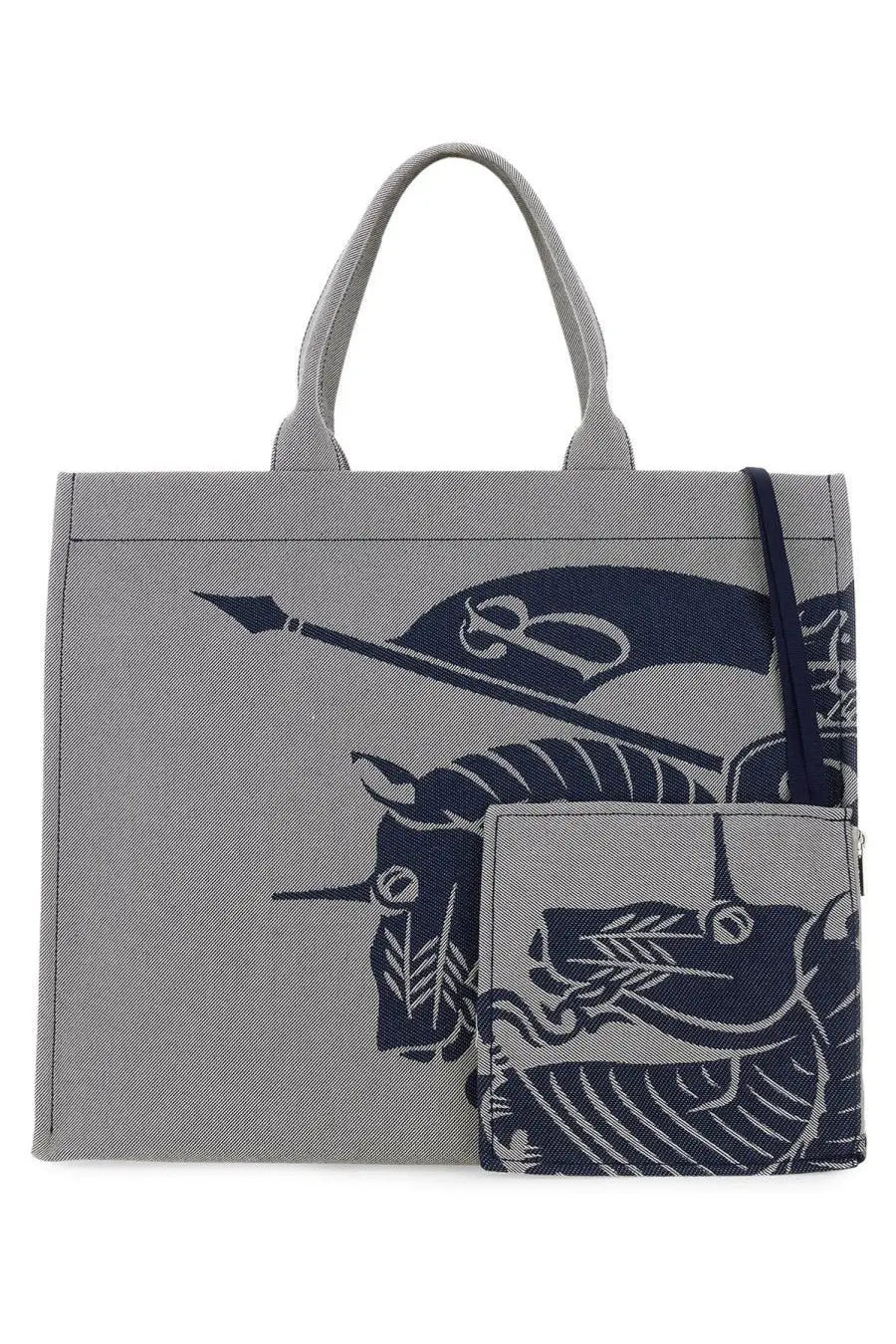 Burberry Men's Canvas Tote Bag Grey, view 2