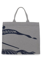 Burberry Men's Canvas Tote Bag Grey, view 3