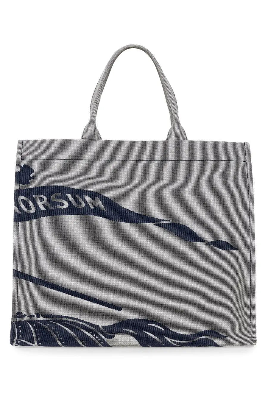 Burberry Men's Canvas Tote Bag Grey, view 3