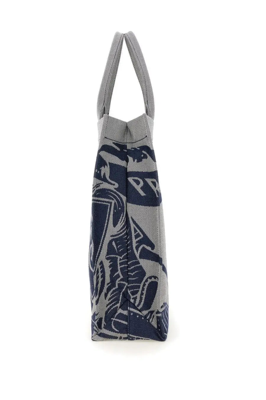 Burberry Men's Canvas Tote Bag Grey, view 4