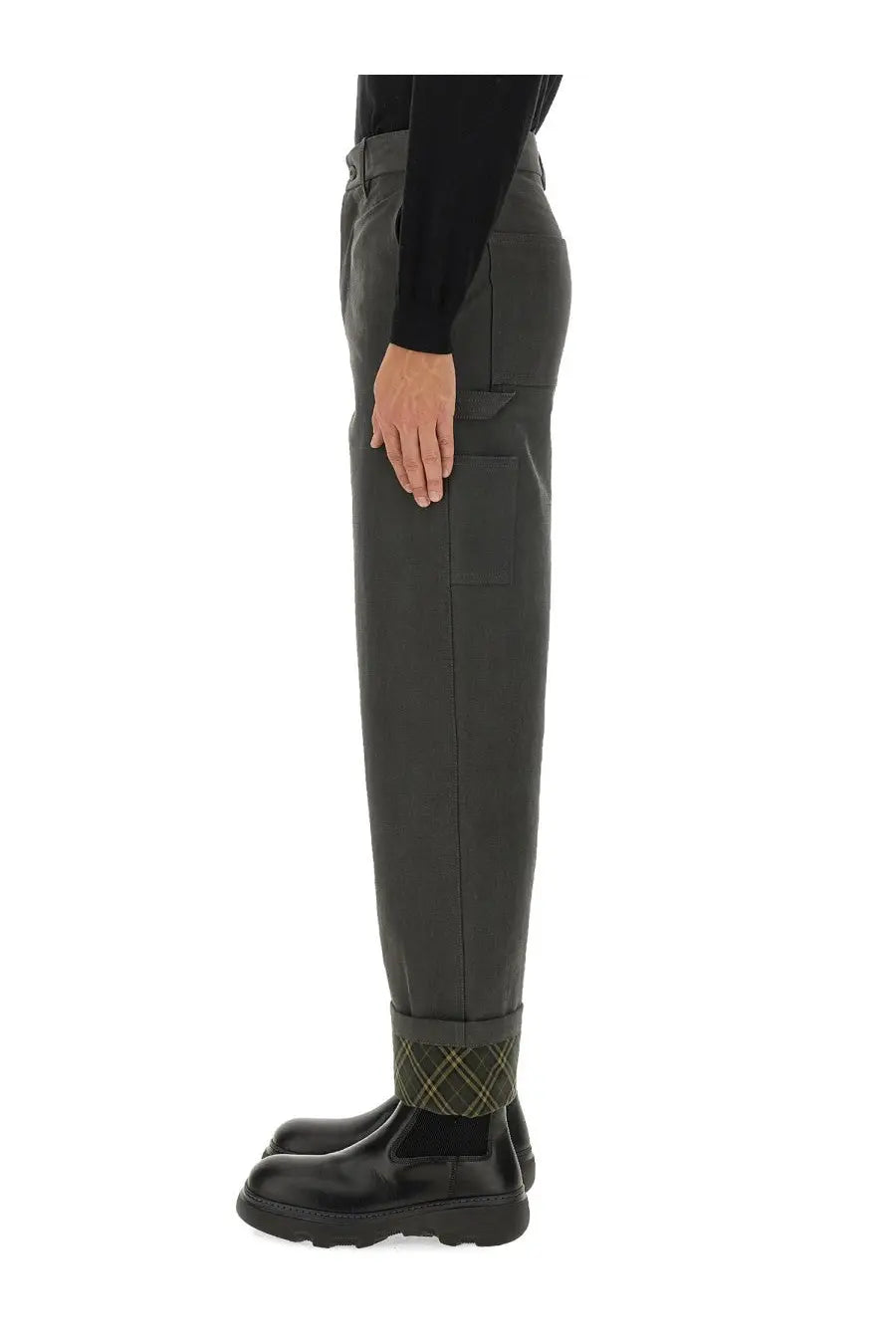 Burberry Men's Carpenter Pants Grey, view 4