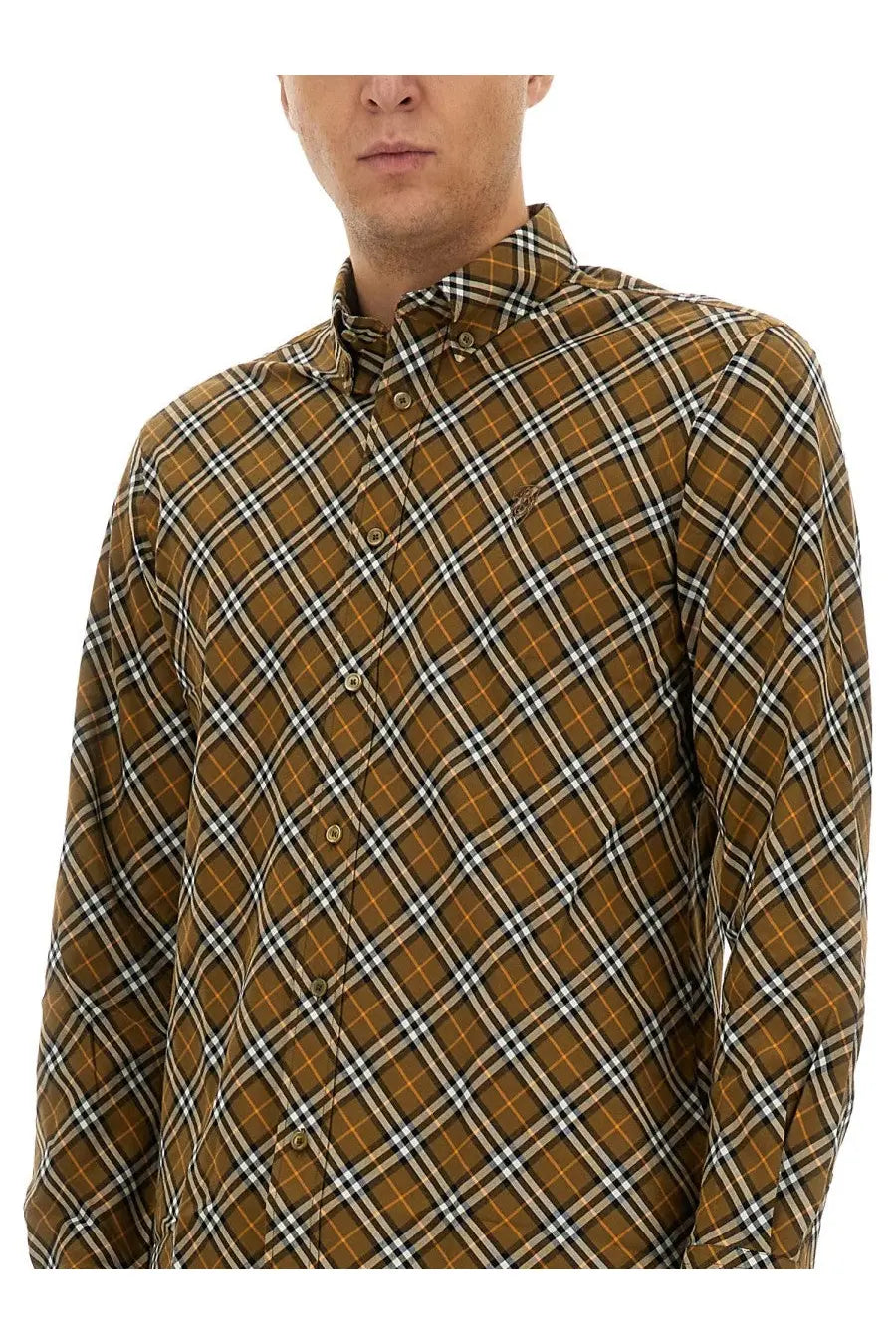 Burberry Men's Check Shirt Multicolor, view 4