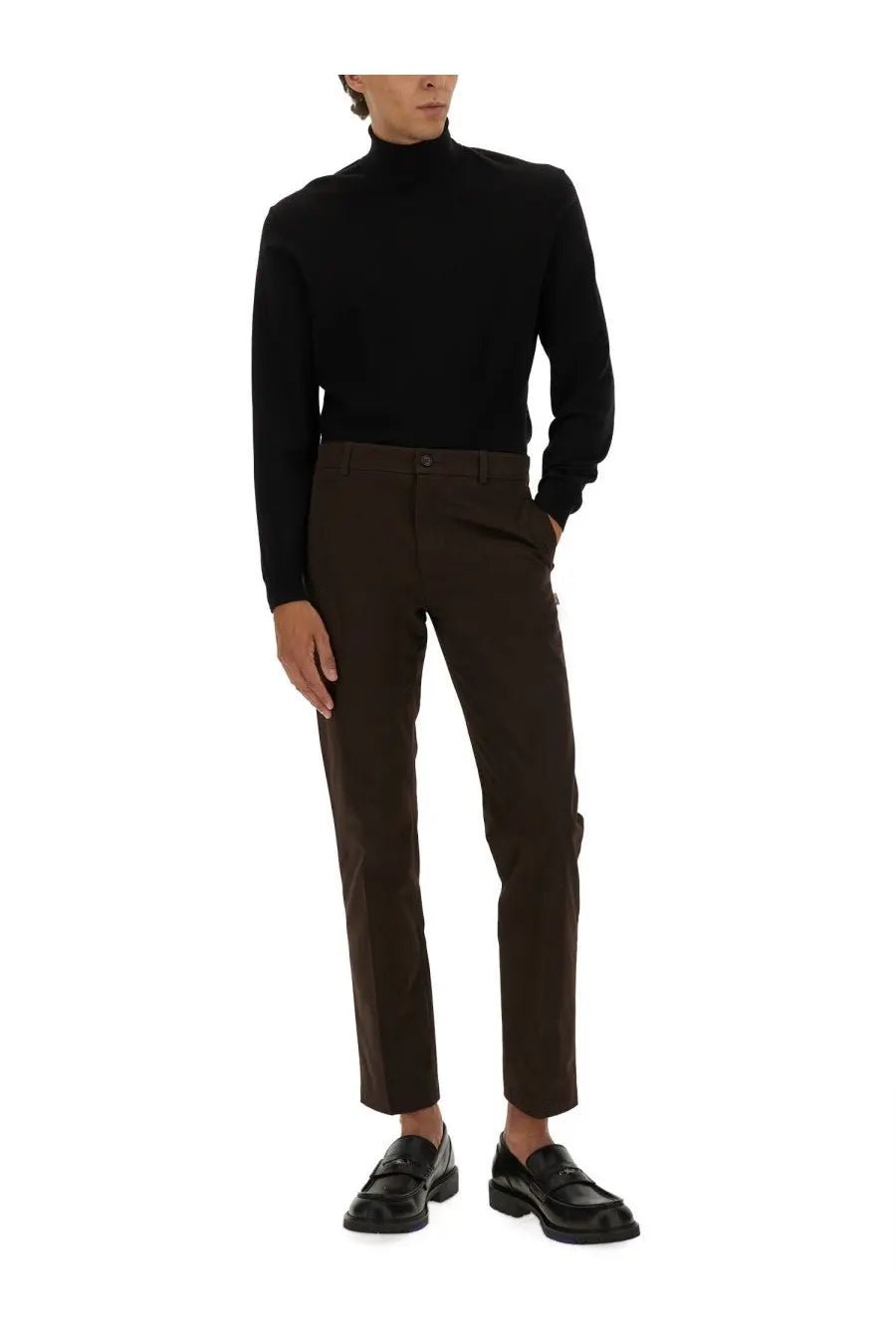 Burberry Men's Cotton Chino Pants Brown, view 2