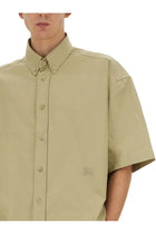 Burberry Men's Cotton Shirt Beige, view 4