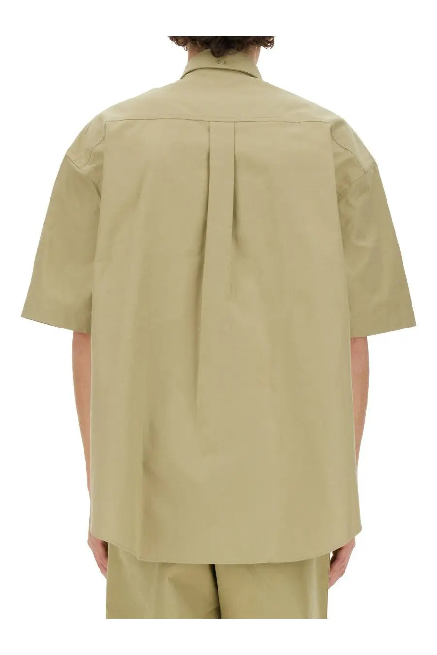 Burberry Men's Cotton Shirt Beige, view 3
