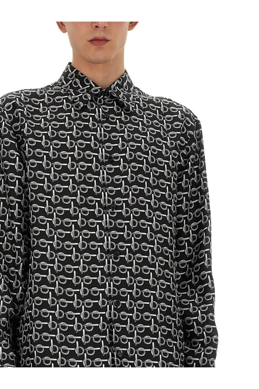Burberry Men's Shirt Black, view 4
