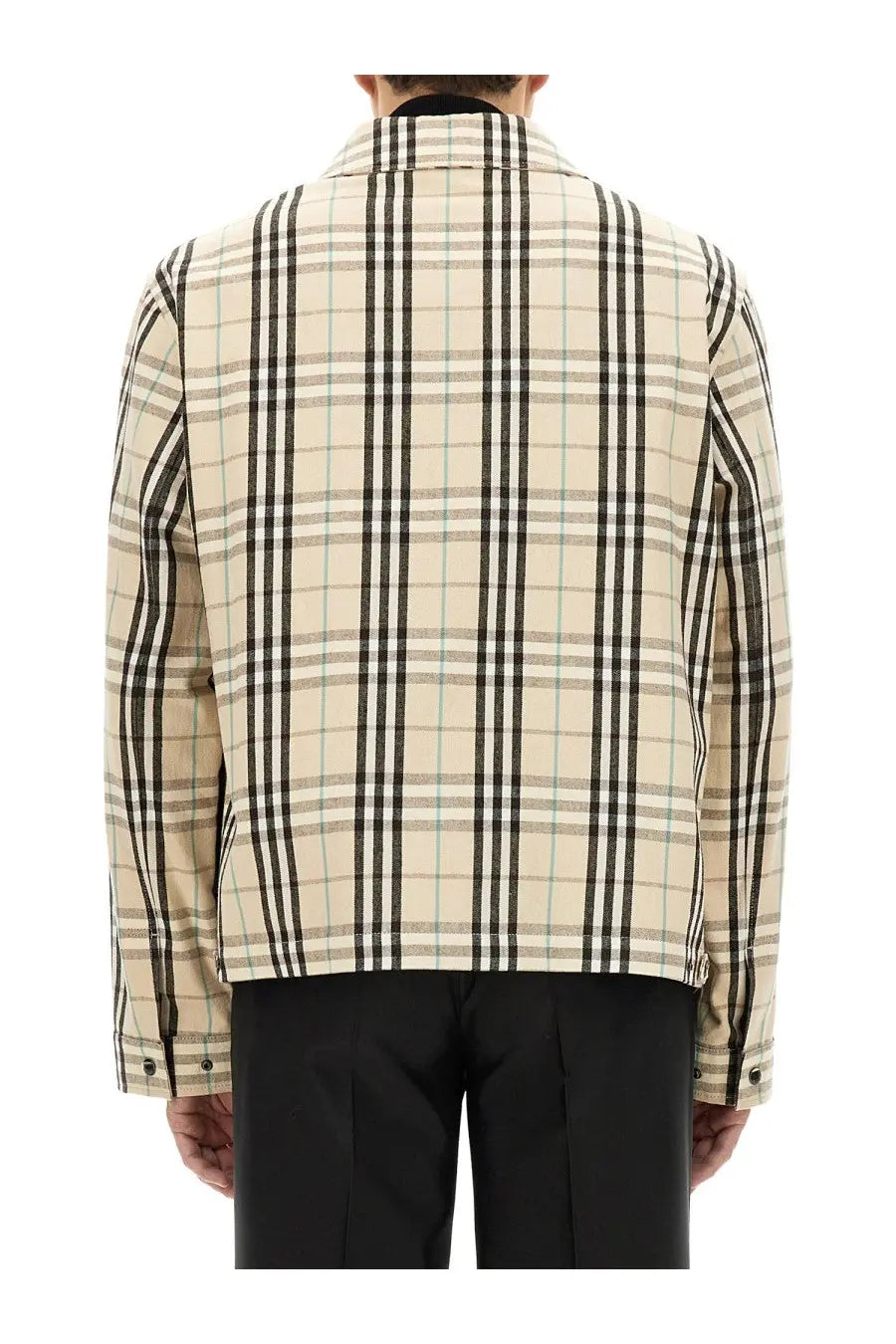 Burberry Men's Vintage Check Jacket Beige, view 3
