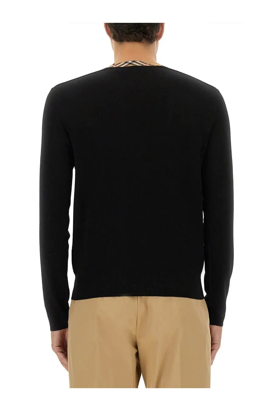Burberry Men's Wool Jersey Black, view 3