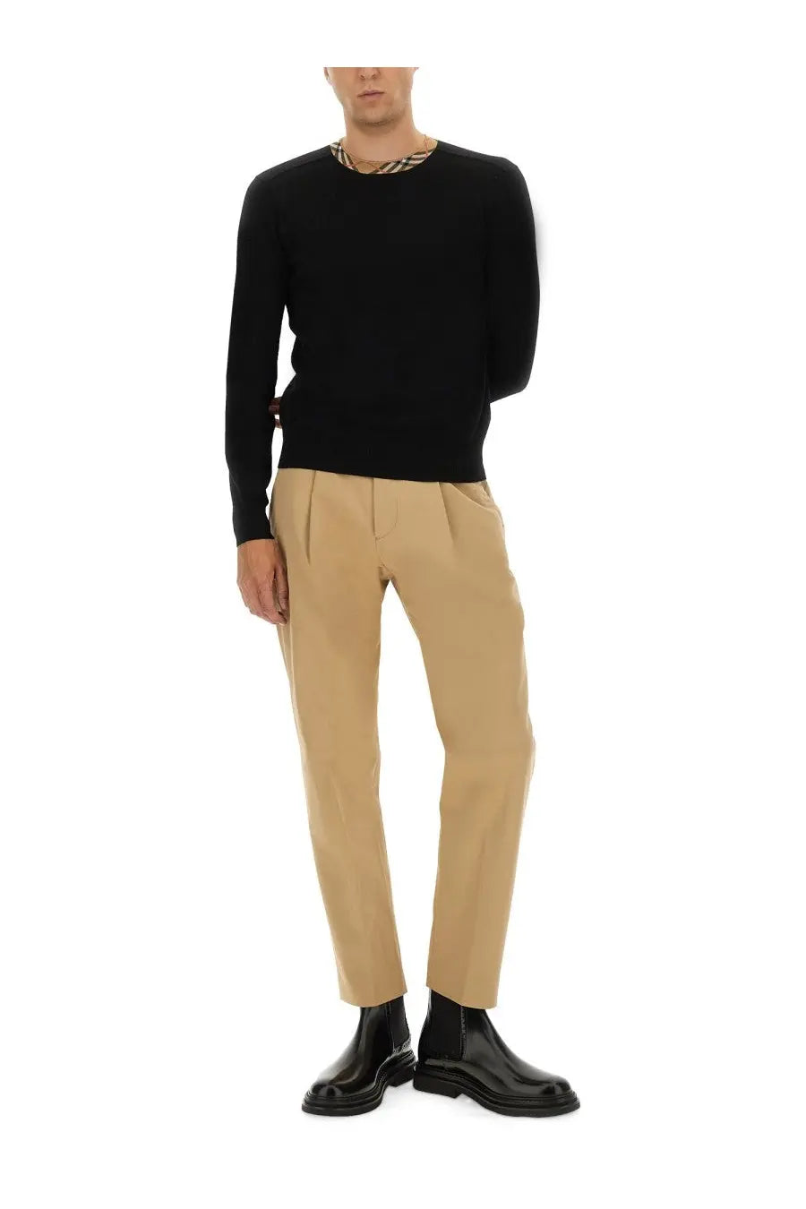 Burberry Men's Wool Jersey Black, view 2
