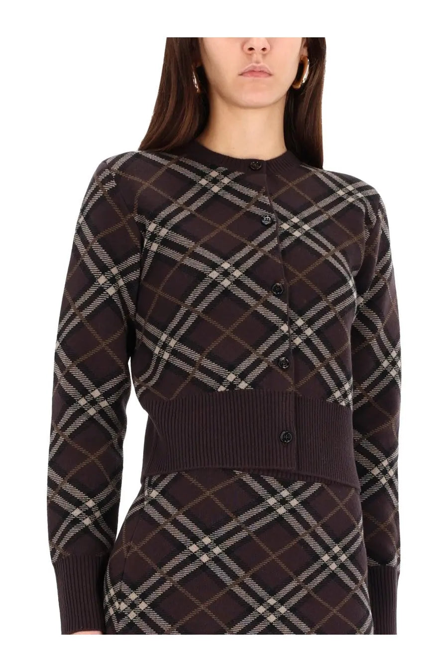 Burberry Women's Cardigan Gillian Brown, view 3