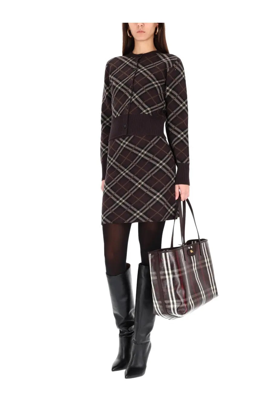 Burberry Women's Cardigan Gillian Brown, view 2