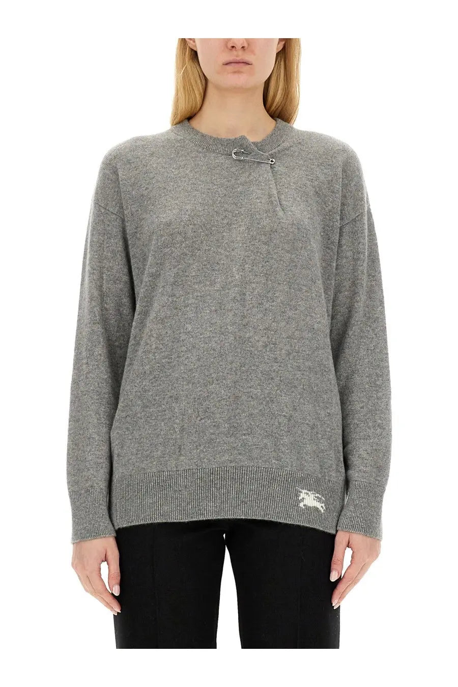 Burberry Women's Cashmere Sweater Grey