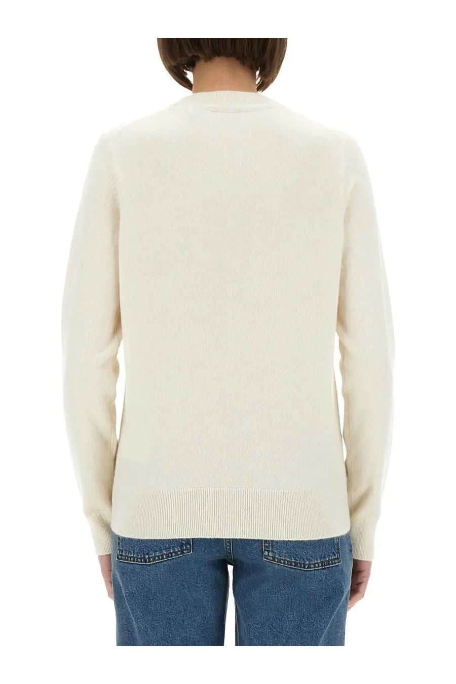 Burberry Women's Cashmere Sweater White, view 3