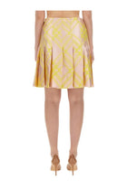 Burberry Women's Check Pattern Skirt Multicolor, view 3