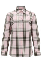 Burberry Women's Check Shirt Blue