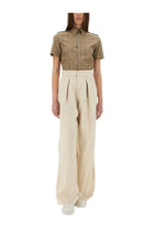 Burberry Women's Cotton Check Shirt Brown, view 2